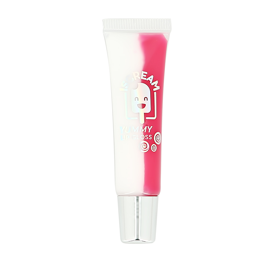 

Блеск для губ ISCREAM YUMMY двухцветный тон 02 raspberry candy