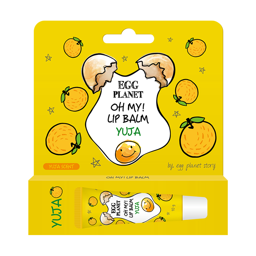 Бальзам для губ EGG PLANET OH MY! LIP BALM Юдзу увлажняющий 10 г