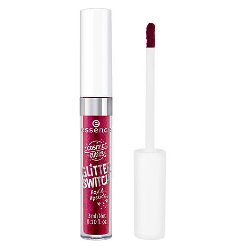 Помада для губ `ESSENCE` COSMIC CUTIES глиттерная тон 03