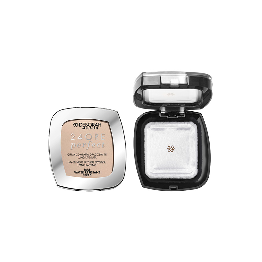 Пудра компактная для лица DEBORAH 24 ORE PERFECT COMPACT POWDER матирующая стойкая тон 2 пудра для лица deborah milano 24 ore perfect compact powder матирующая стойкая тон 1 9 г