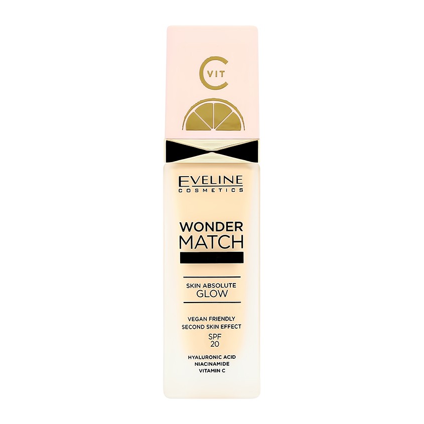 Основа тональная для лица EVELINE WONDER MATCH LUMI тон 15 natural eveline wonder match lumi spf20 праймер для лица 15 natural neutral