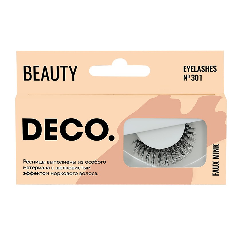 DECO. Накладные ресницы DECO. FAUX MINK с эффектом норки №301