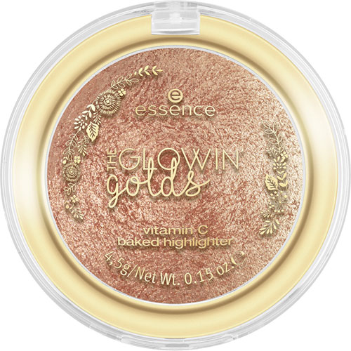 Хайлайтер ESSENCE THE GLOWIN GOLDS запеченный с витамином С тон 01