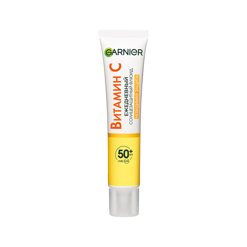 Флюид для лица GARNIER SKIN NATURALS Невидимая защита SPF-50+ с витамином С 40 мл