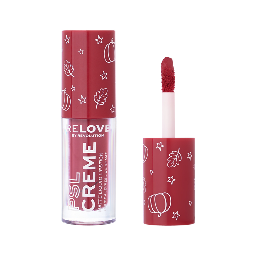 Помада для губ REVOLUTION RELOVE PUMPKIN SPICE PSL Creme жидкая матовая тон Mocha berry
