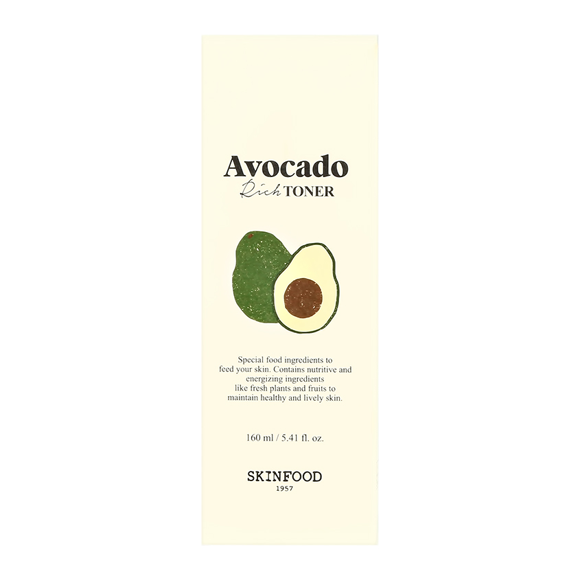 

Тонер для лица SKINFOOD AVOCADO RICH с экстрактом авокадо питательный 160 мл
