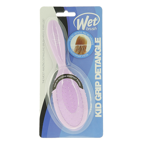 Расческа для волос WET BRUSH KID GRIP DETANGLE лавандовая