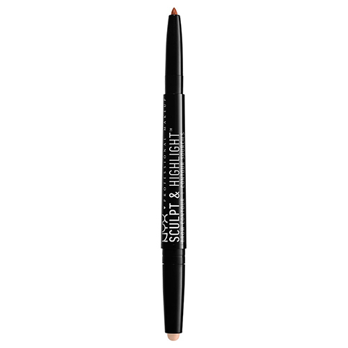 Карандаш для бровей `NYX PROFESSIONAL MAKEUP` SCULPT & HIGHLIGHT BROW CONTOUR тон 04 auburn/soft pink
