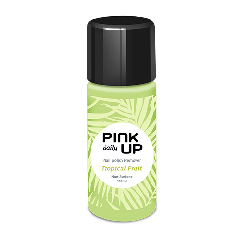 Жидкость для снятия лака PINK UP DAILY без ацетона Тропические фрукты 100 мл