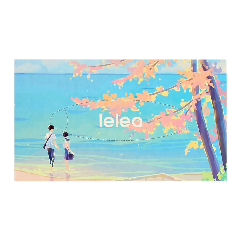 

Салфетки бумажные LELEA 2-х слойные Aquarelle 100 шт
