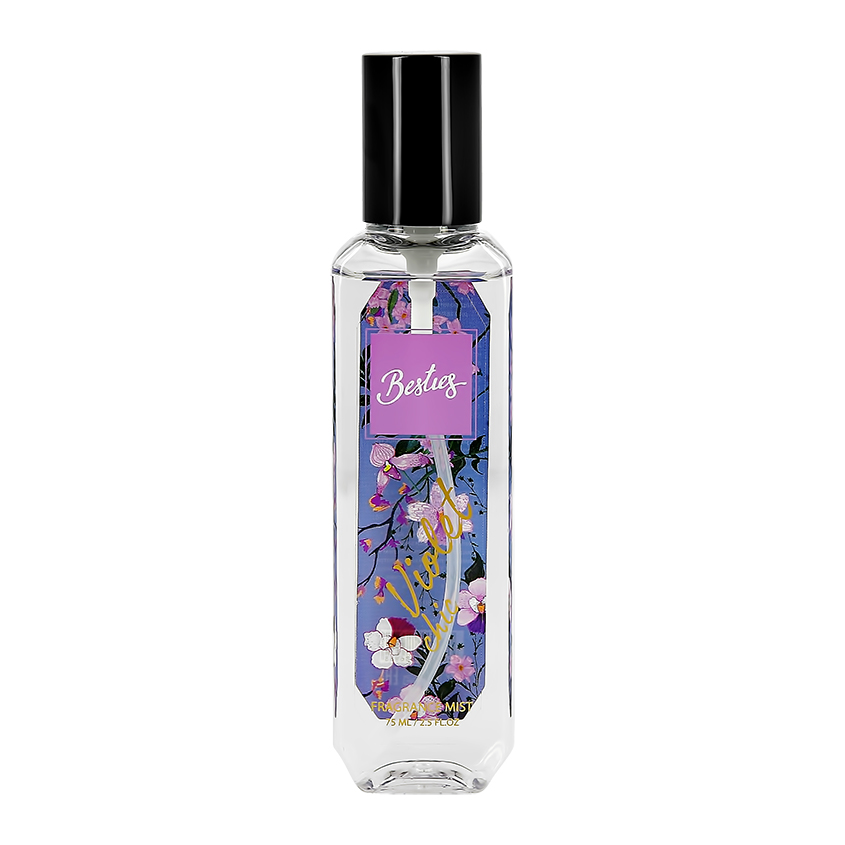 Парфюмированный мист для тела BESTIES FRAGRANCE MIST violet chic жен. 75 мл - фото 1