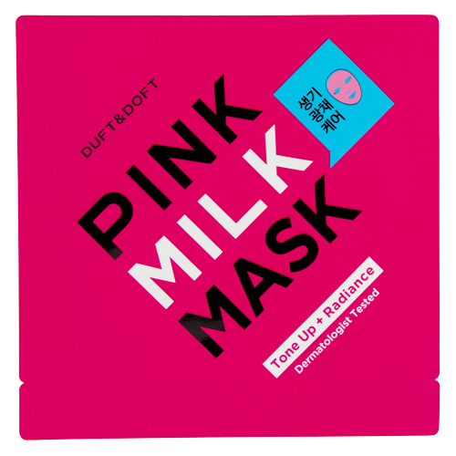 Маска для лица DUFT & DOFT PINK MILK MASK для сияния кожи 27 мл фото
