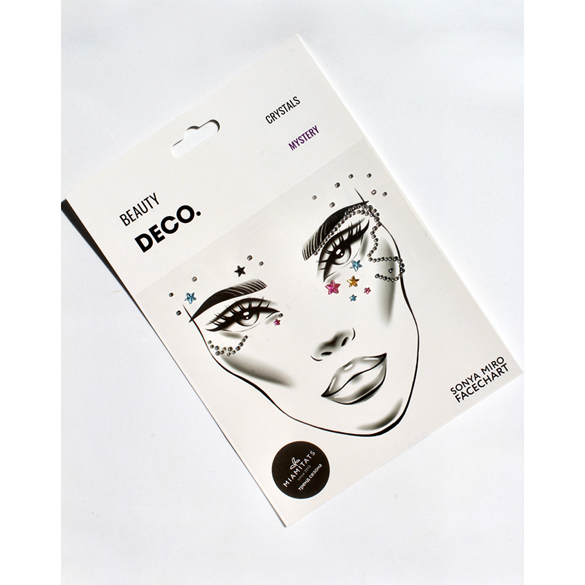 Кристаллы для лица и тела `DECO.` FACE CRYSTALS by Miami tattoos (Mystery)
