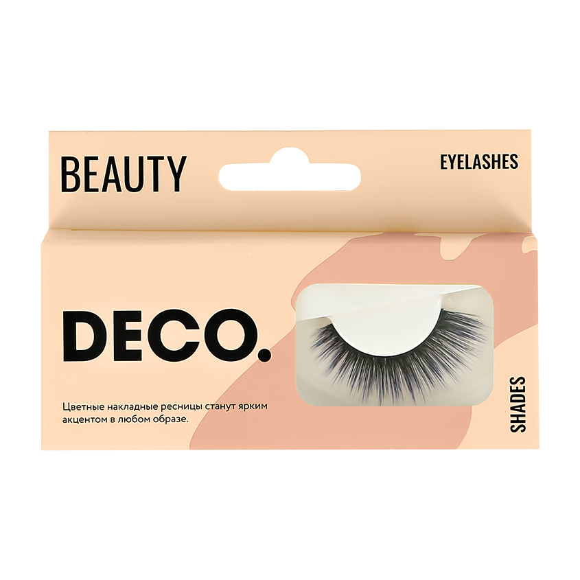 DECO. Накладные ресницы DECO. SHADE №504 mermaid цветные ресницы aguud фиолетовые синие зеленые красные белые розовые желтые коричневые цветные автоматические цветущие ресницы для маки