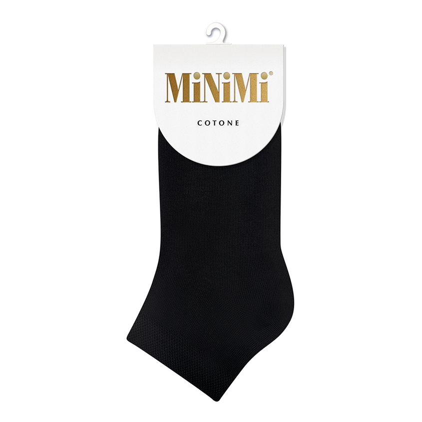 Носки женские `MINIMI` MINI COTONE укороченные Nero 35 - 38