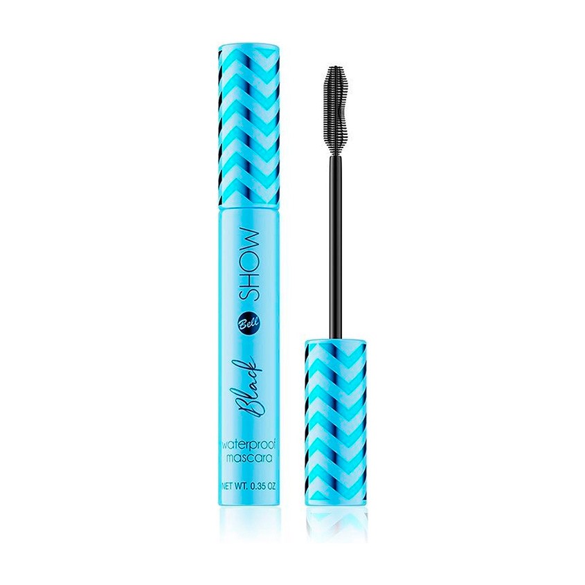 Тушь для ресниц BELL BLACK SHOW WATERPROOF MASCARA тон 001 черная водостойкая объем и удлинение