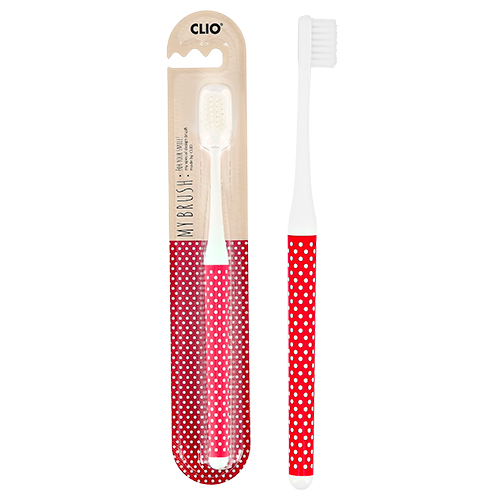 CLIO Щетка зубная CLIO MY BRUSH Dots мягкая зубная щетка clio 1 шт