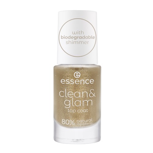 

Верхнее покрытие для ногтей ESSENCE CLEAN & GLAM
