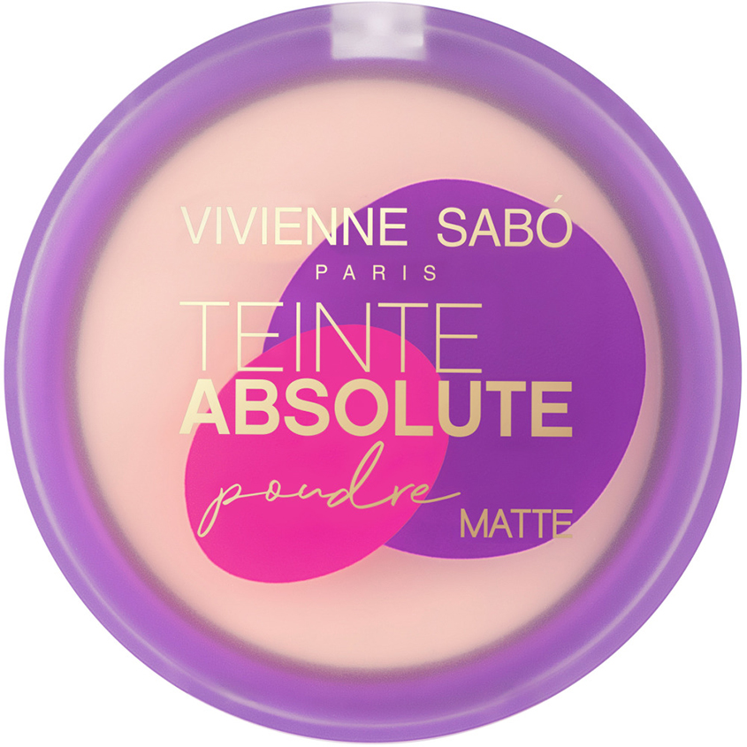 VIVIENNE SABO Пудра компактная для лица VIVIENNE SABO TEINTE ABSOLUTE MATTE матирующая тон 01