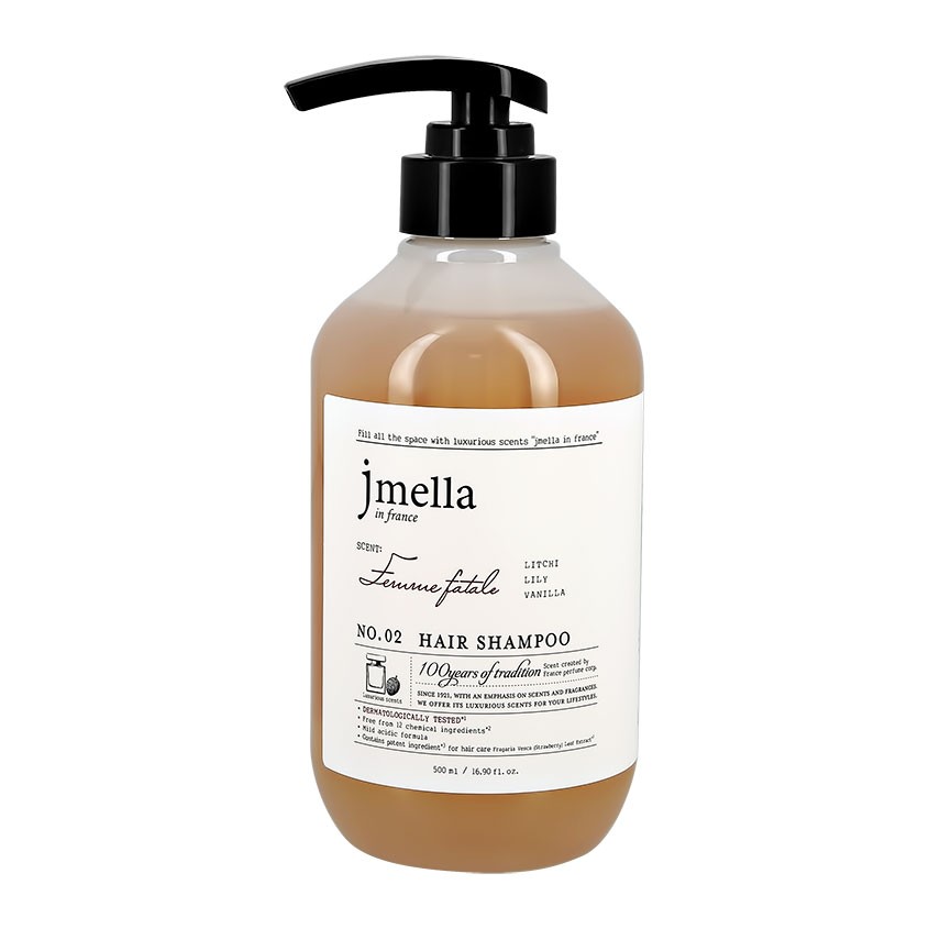 Шампунь для волос `JMELLA` FEMME FATALE (парфюмированный)  500 мл