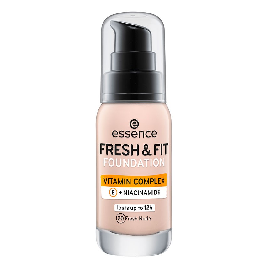 Основа тональная для лица ESSENCE FRESH & FIT NEW тон 20 fresh nude 30 мл - фото 1