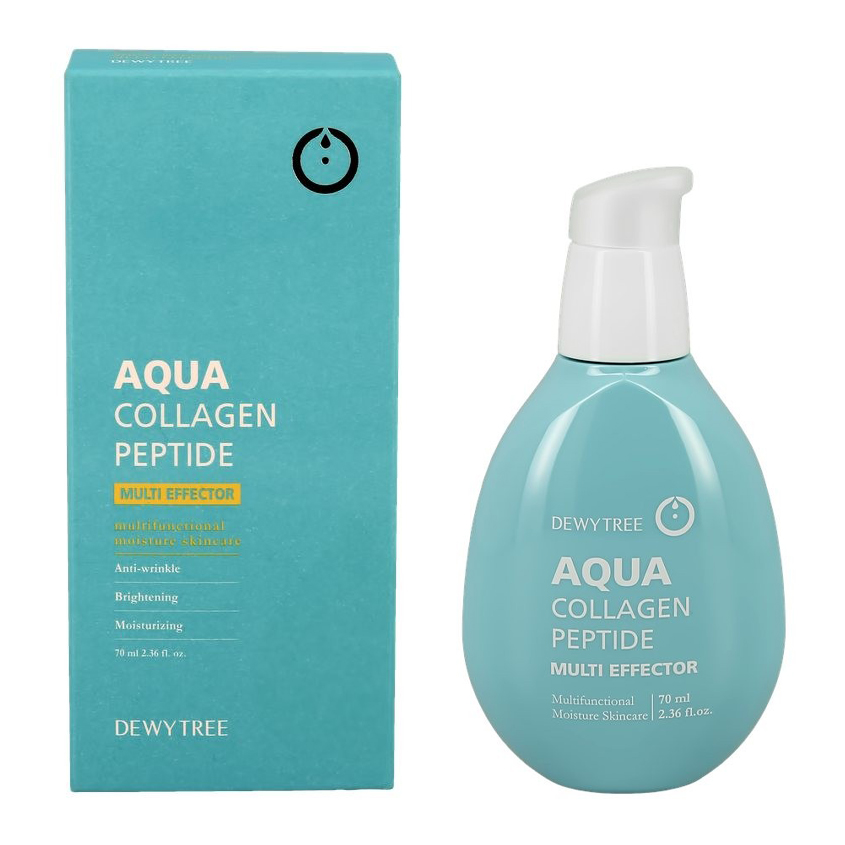 DEWYTREE Сыворотка для лица DEWYTREE AQUA с коллагеном 70 мл dewytree aqua мульти крем для лица с коллагеном и пептидами 50 мл