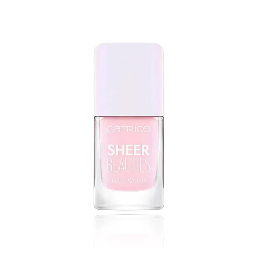 Лак для ногтей CATRICE SHEER BEAUTIES тон 040 Fluffy cotton candy лак для ногтей sheer beauties nail polish catrice 10 5 мл 020 roses are rosy