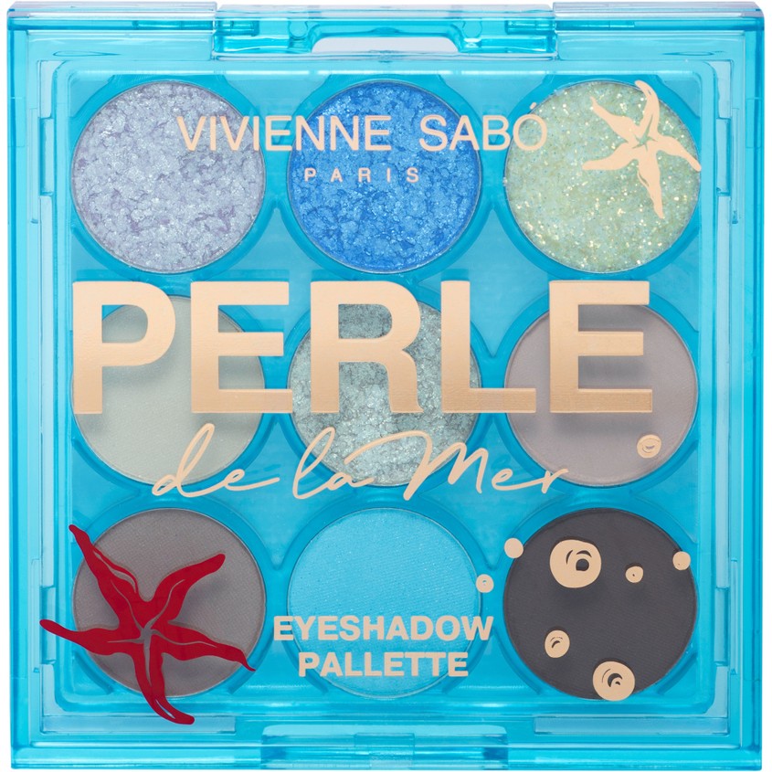 

Палетка теней для век VIVIENNE SABO PERLE DE LA MER EYESHADOW PALLETTE тон 01