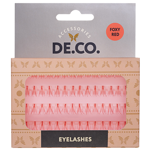 

Пучки ресниц DE.CO. COLOR цветные foxy red