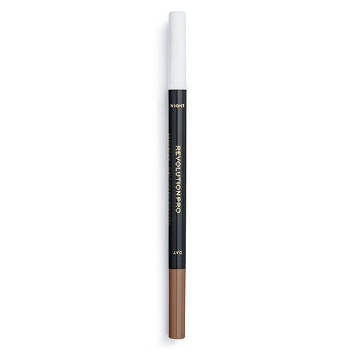 Маркер для бровей `REVOLUTION PRO` DAY & NIGHT BROW PEN с сывороткой тон ash brown