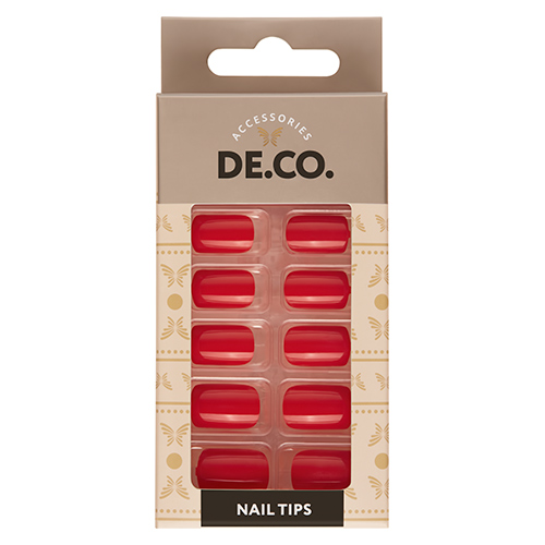 

Набор накладных ногтей DECO. ESSENTIAL Carrot 24 шт + клеевые стикеры 24 шт