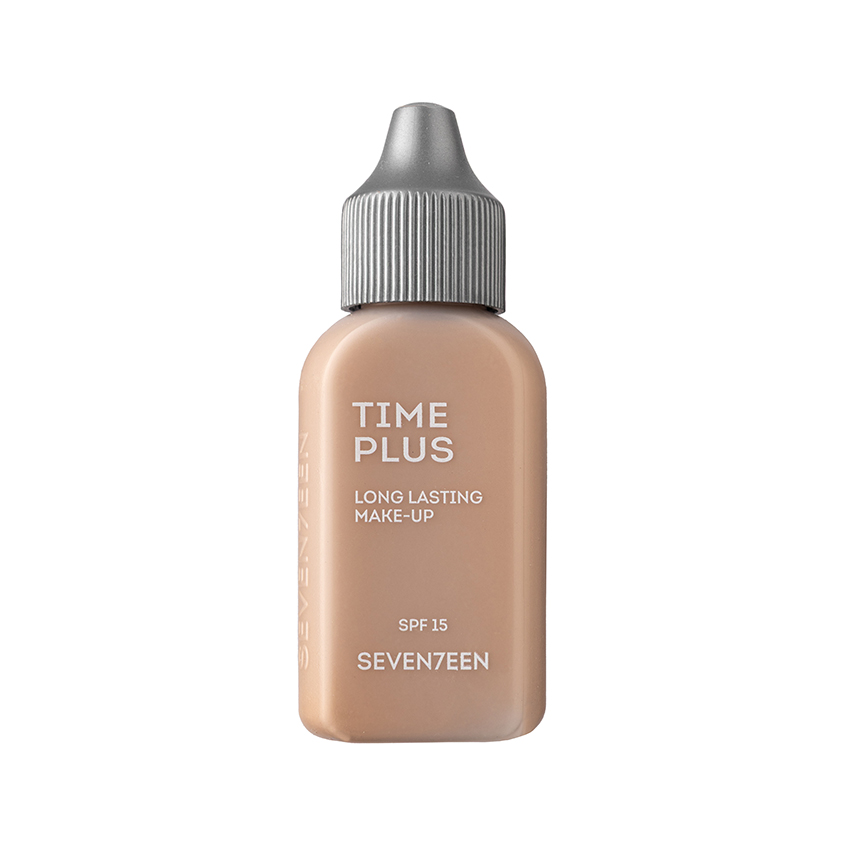Крем тональный для лица SEVENTEEN TIME PLUS LONGLASTING MAKE UP стойкий тон 2 Светло-бежевый
