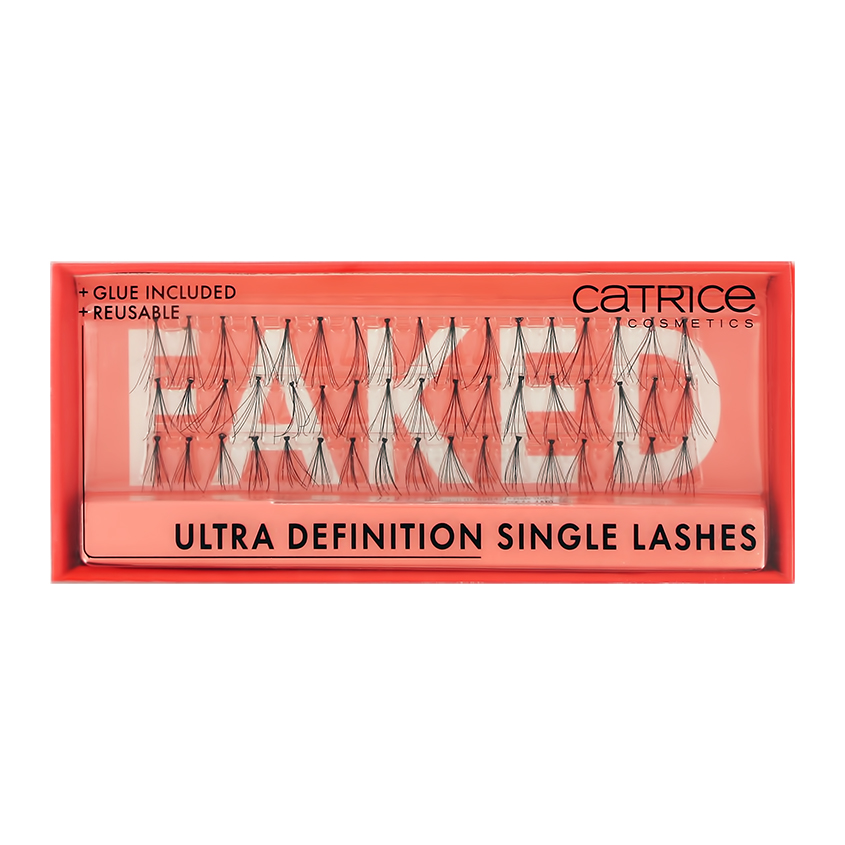 Накладные ресницы CATRICE ULTRA DEFINITION SINGLE LASHES женский макияж бигуди для ресниц накладные ресницы натуральная завивка косметика инструменты для красоты бигуди для ресниц