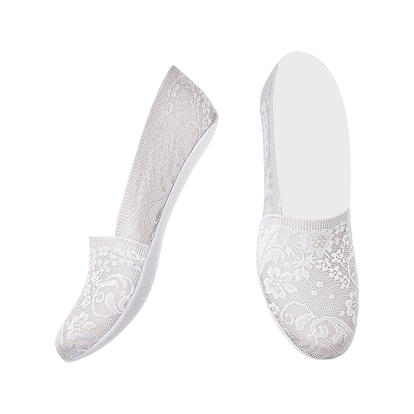 Подследники TRENDY LOOK BREATHABLE LACE серый one size