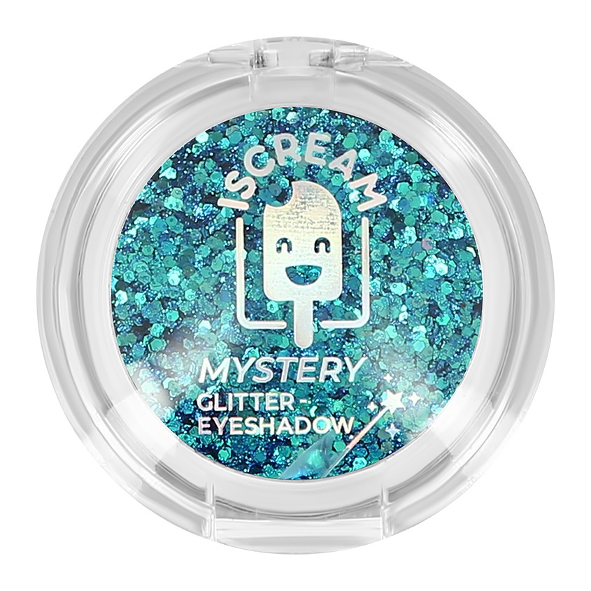 

Тени-глиттер для век ISCREAM MYSTERY дуохром тон 03 marine