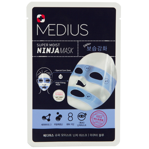 

Маска для лица MEDIUS SUPER MOIST NINJA MASK увлажняющая 33 мл