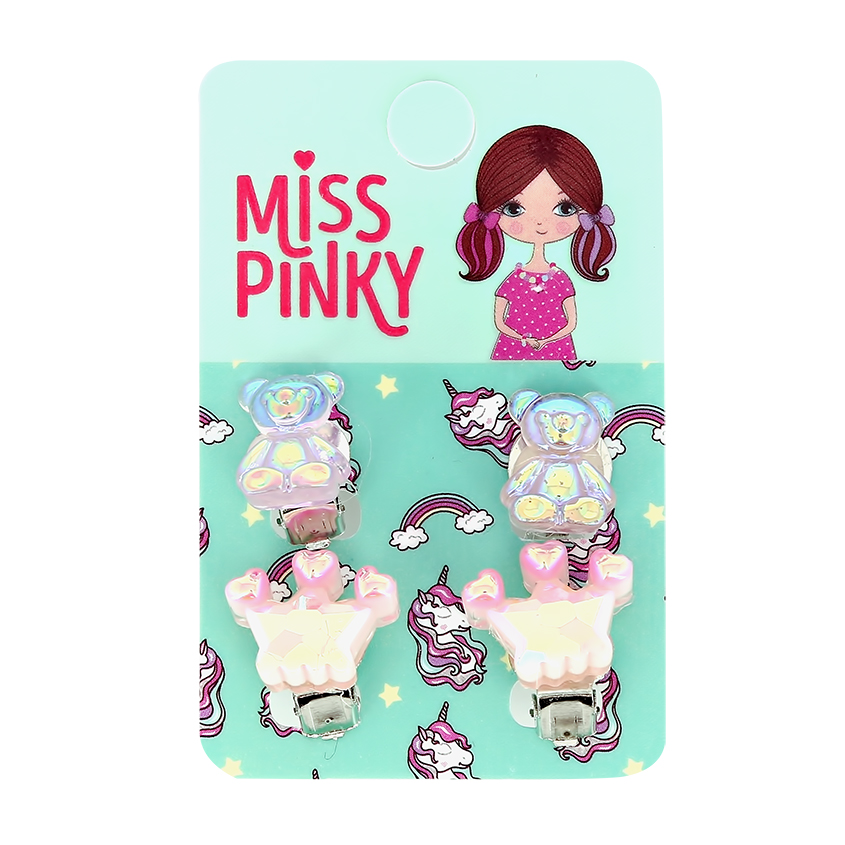 

Бижутерия MISS PINKY клипсы 2 пары