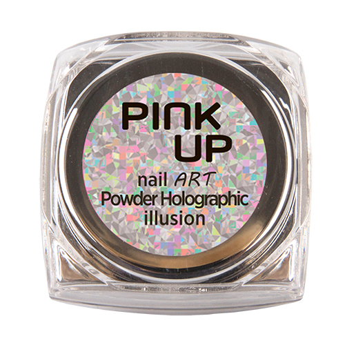 

Втирка для ногтей PINK UP NAIL ART тон 16 Holographic Illusion 3 гр