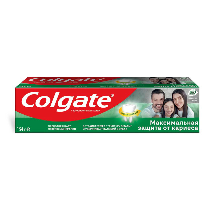 Паста зубная `COLGATE` Максимальная защита от кариеса Двойная Мята 100 мл