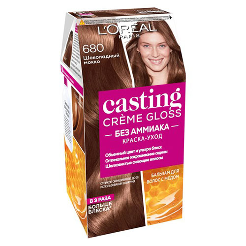 Крем-краска для волос LOREAL CASTING CREME GLOSS тон 680 Шоколадный мокко