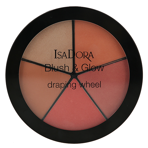 Палетка румян и хайлайтеров для лица ISADORA BLUSH  GLOW тон 57