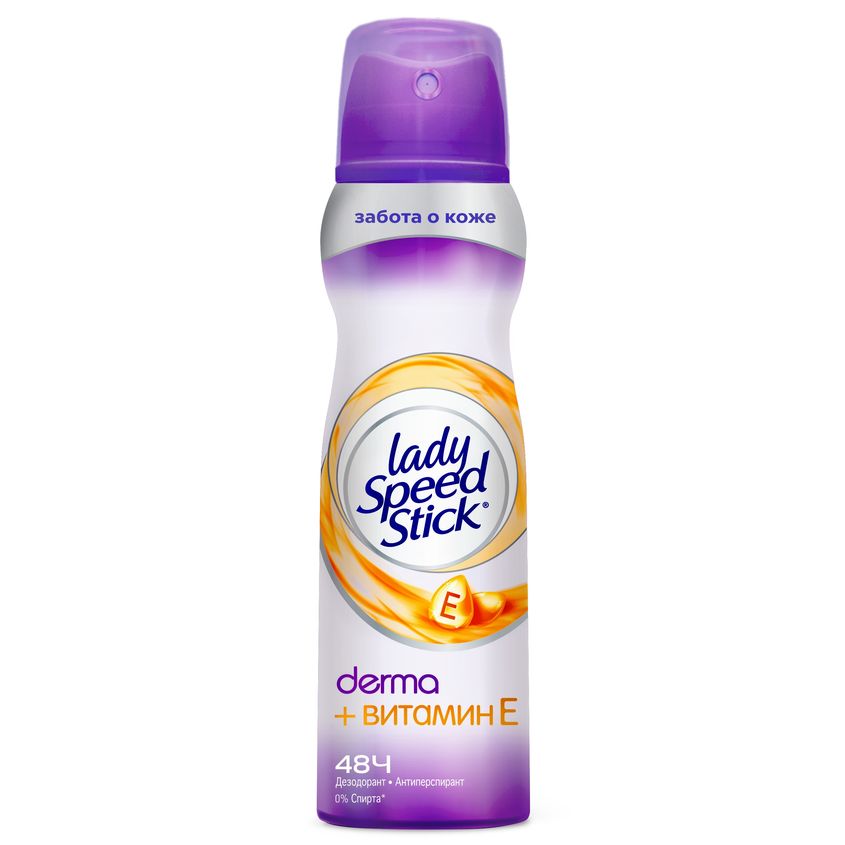 Део-спрей жен. LADY SPEED STICK DERMA с Витамином Е 150 мл