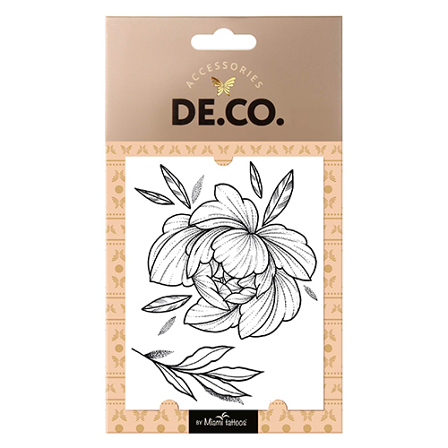 

Татуировка для тела DECO. REAL TATTOO by Miami tattoos переводная Flower & Brunch