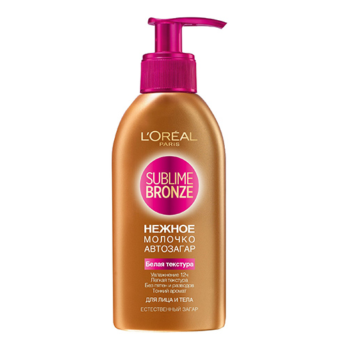 

Молочко-автозагар для лица и тела LOREAL SUBLIME BRONZE нежное 150 мл