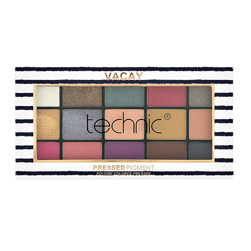 

Палетка теней для век TECHNIC PRESSED PIGMENTS тон vacay