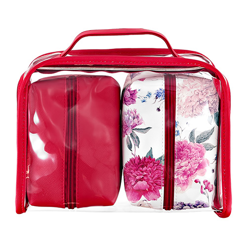 

Косметичка квадратная LADY PINK MUST HAVE LIMITED Flowers 3 шт
