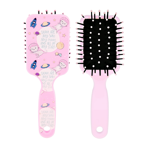 

Расческа для волос LADY PINK GALAXY компактная розовая