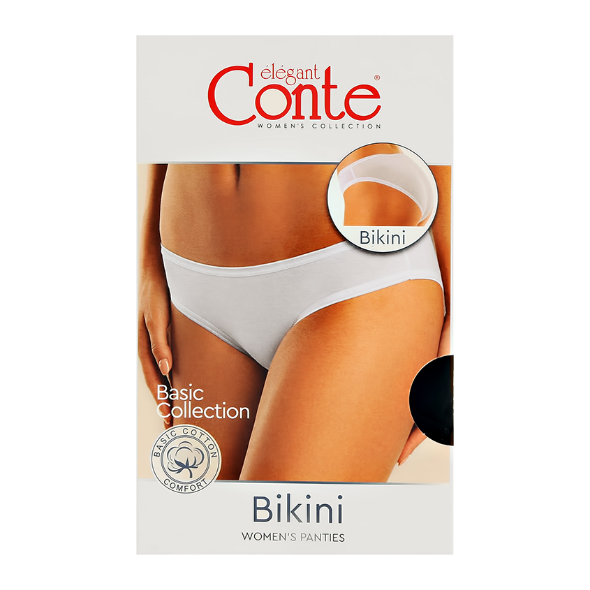 Трусы женские CONTE ELEGANT BASIC COLLECTION бикини black 98/M