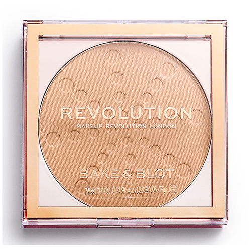 Пудра компактная для лица `REVOLUTION` BAKE & BLOT тон beige