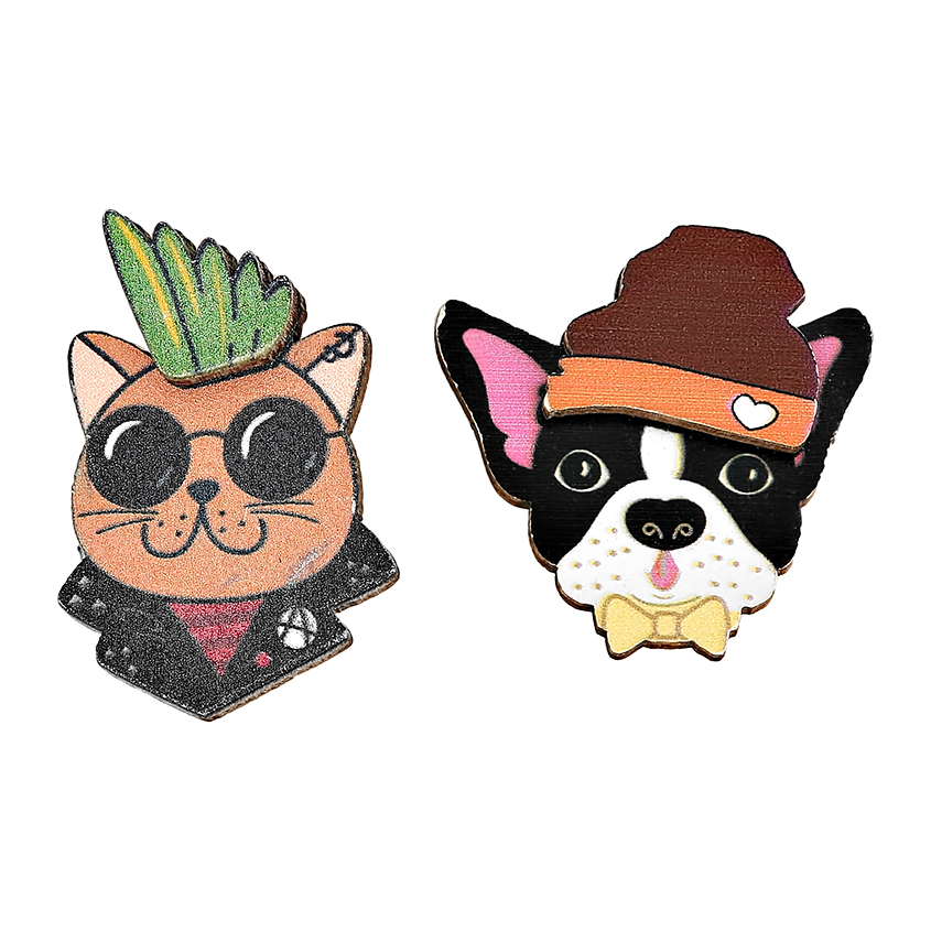 

Набор брошей LADY PINK ECO 2 шт